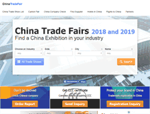 Tablet Screenshot of china-tradefair.com